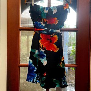 Floral Strapless Dress - White House Black Market - XS